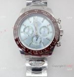 Better Factory Rolex Daytona Ice Blue Baguette 40mm Watch Super Clone 1:1 BTF 4130 Movement 904L